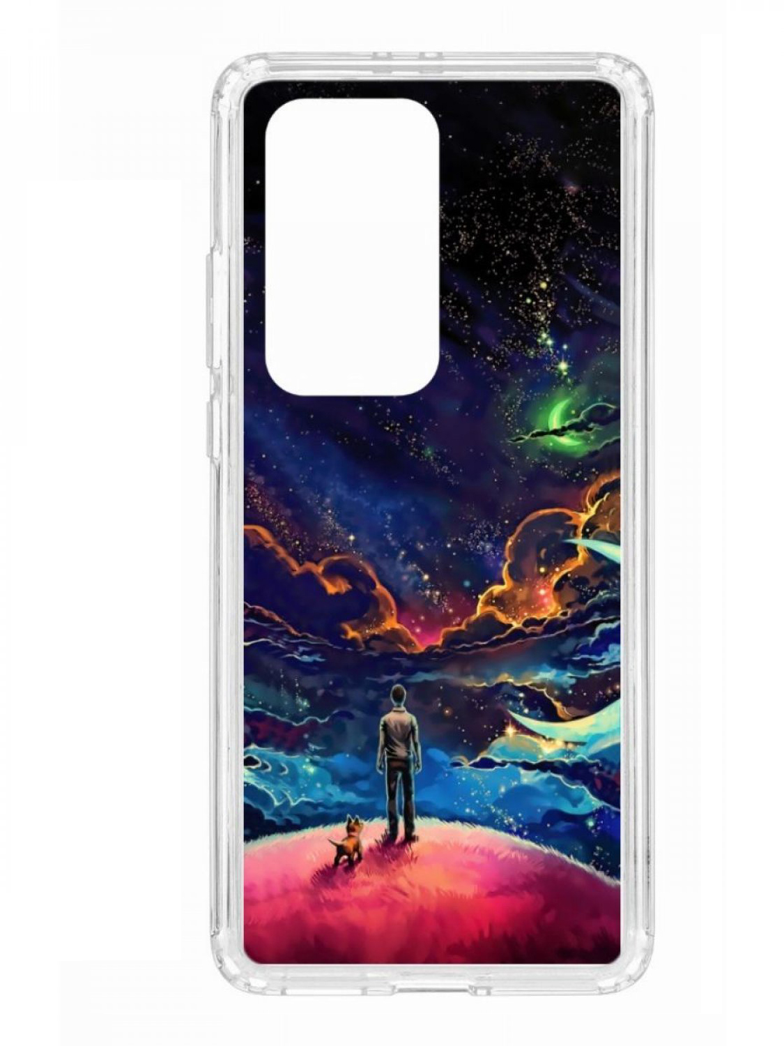 

Чехол для смартфона Huawei P40 Pro+ КRUЧЕ Print прозрачный с принтом