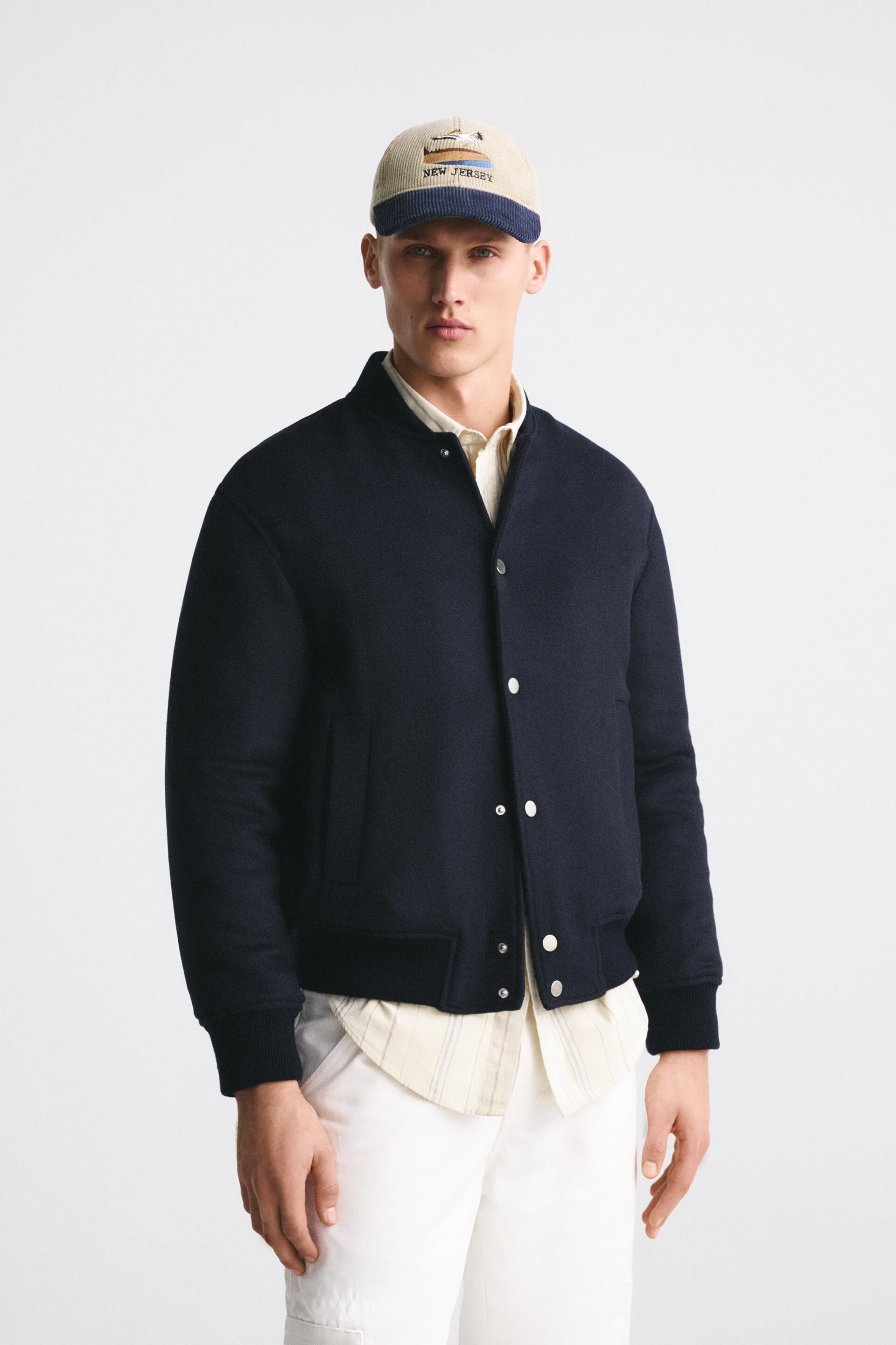 

Бомбер мужской ZARA 04442013 синий XL (доставка из-за рубежа), 04442013