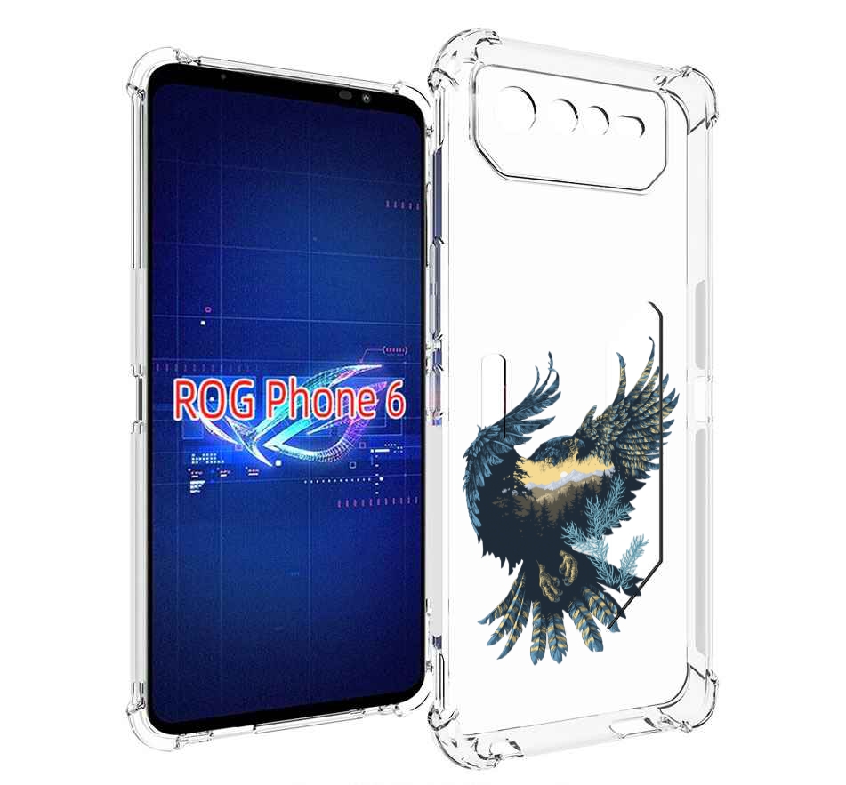 

Чехол MyPads мирок в соколе для Asus ROG Phone 6, Прозрачный, Tocco