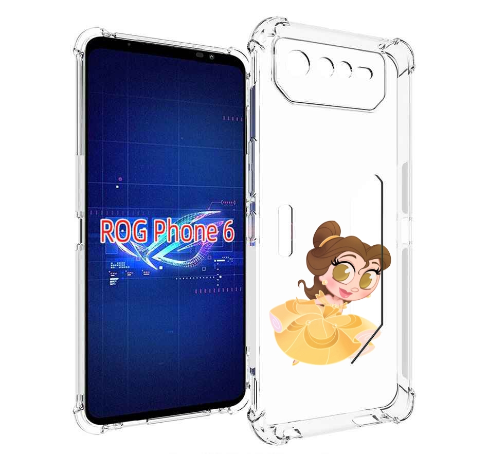 

Чехол MyPads мини-принцесса женский для Asus ROG Phone 6, Прозрачный, Tocco