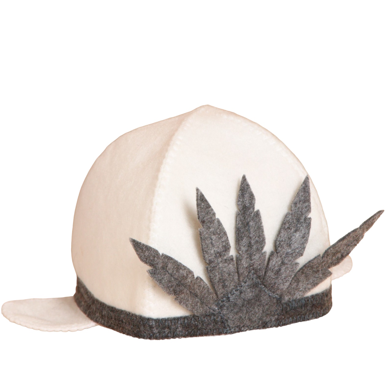 

Шапка для бани Palma.store Индеец 10153286  белый серый, Индеец