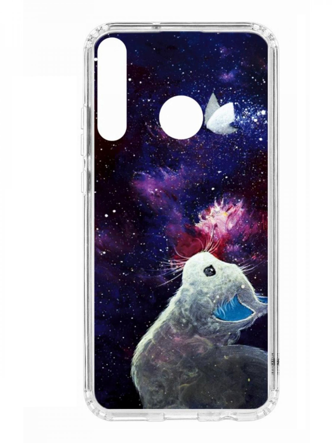 

Чехол для смартфона Huawei P40 Lite E КRUЧЕ Print прозрачный с принтом