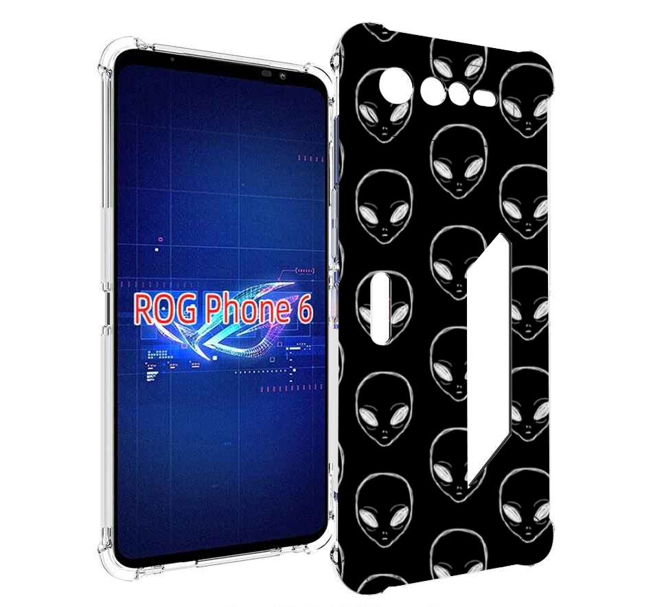 

Чехол MyPads мини-инопланетяне для Asus ROG Phone 6, Прозрачный, Tocco