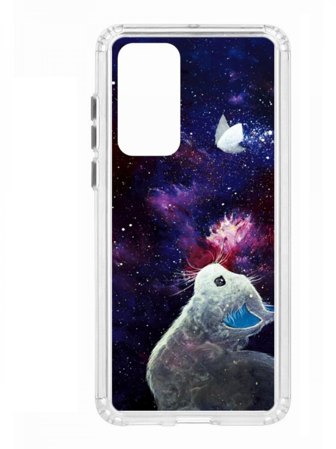 Чехол для смартфона Huawei P40 КRUЧЕ Print прозрачный с принтом