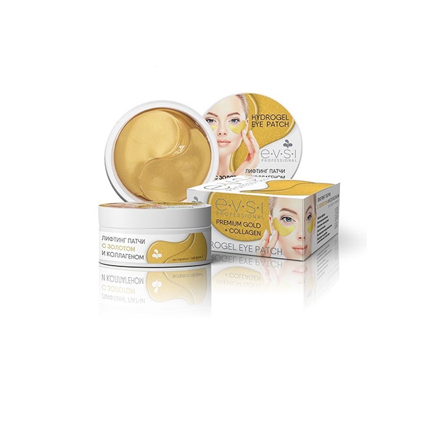 фото Патчи evsi premium gold + collagen, 60 шт