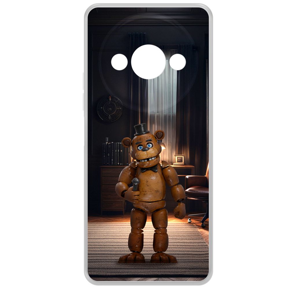 

Чехол-накладка Krutoff Clear Case ФНАФ - Медведь Фредди для Xiaomi Poco C61, Прозрачный
