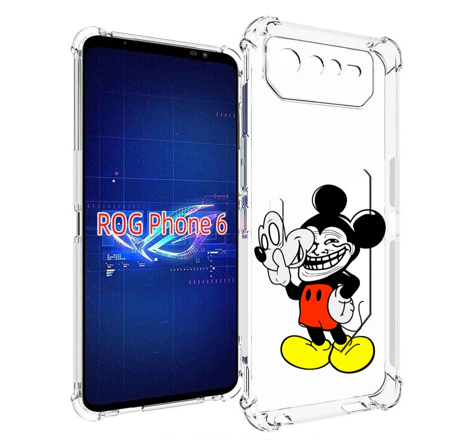 

Чехол MyPads микки-маус-троллер для Asus ROG Phone 6, Прозрачный, Tocco