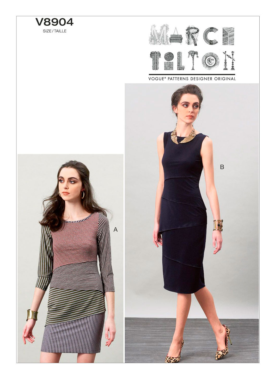 

Выкройка Vogue №8904 — Платье прямое от Marcy Tilton