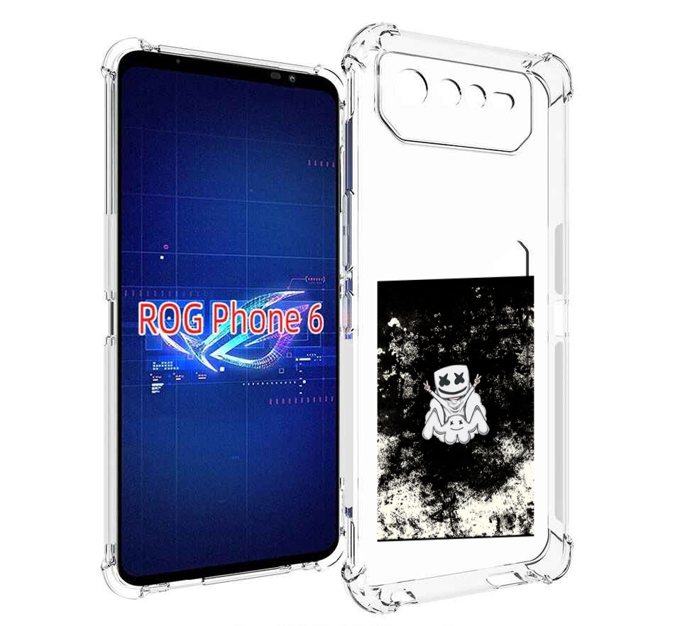

Чехол MyPads маршмеллоу-френдс для Asus ROG Phone 6, Прозрачный, Tocco