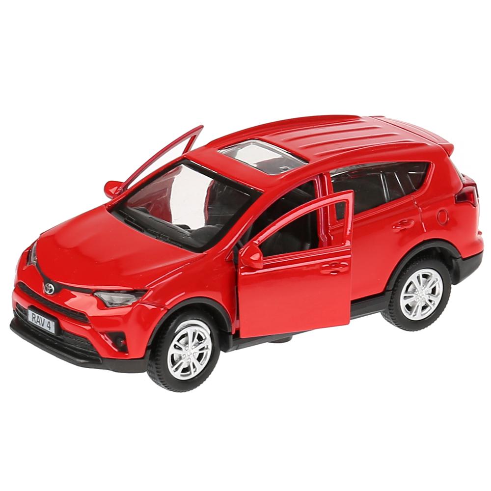 

Металлическая инерционная игрушечная машинка Технопарк Toyota Rav4 красный, 12 см