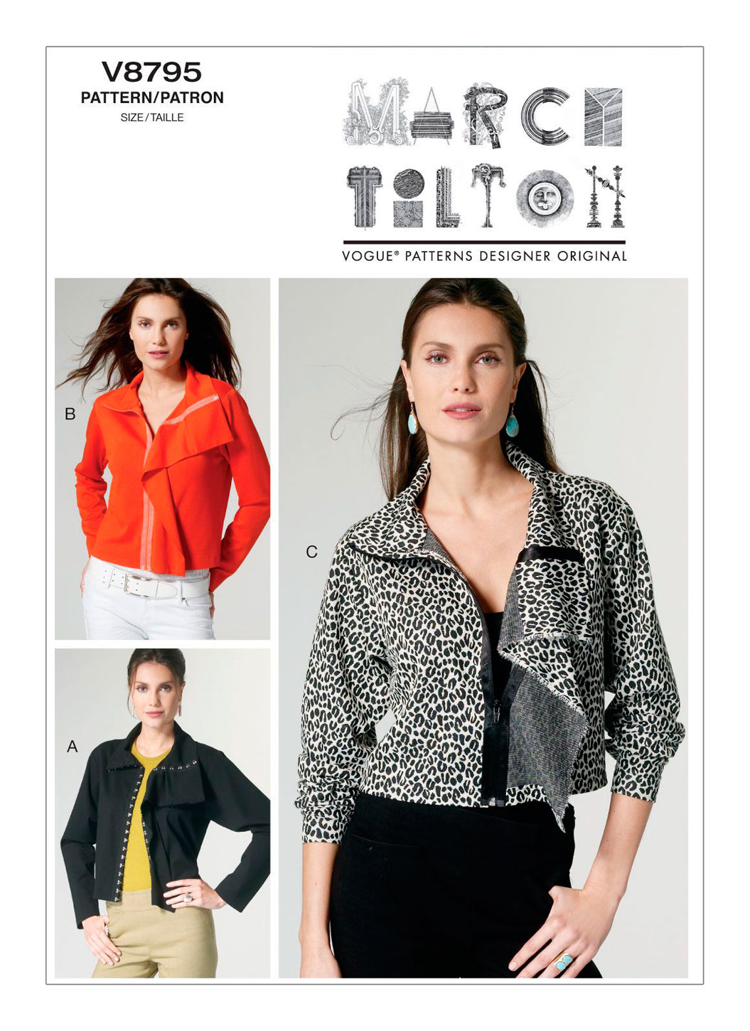 

Выкройка Vogue №8795 — Жакет от Marcy Tilton