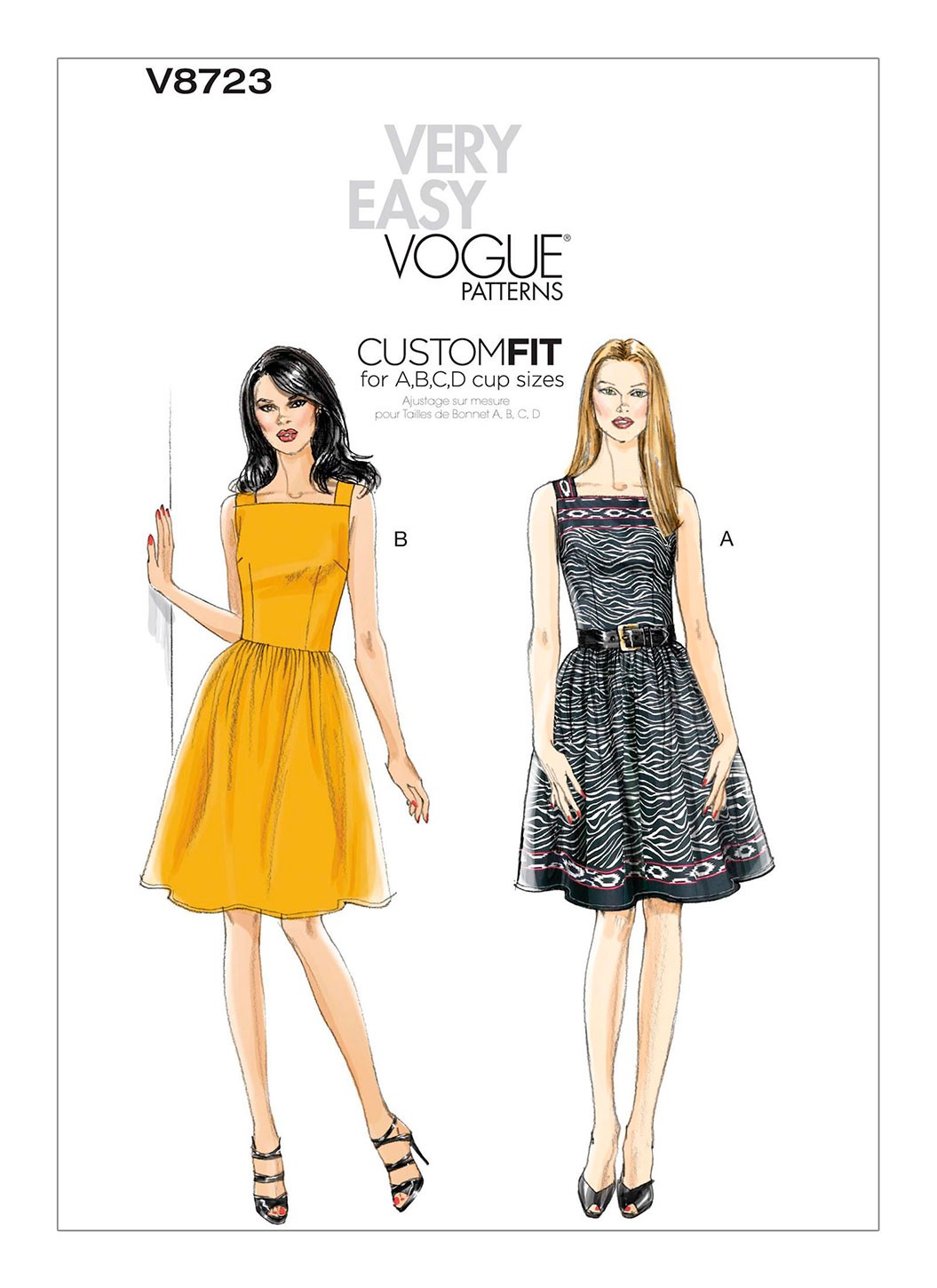 

Выкройка Vogue №8723 — Платье-Сарафан