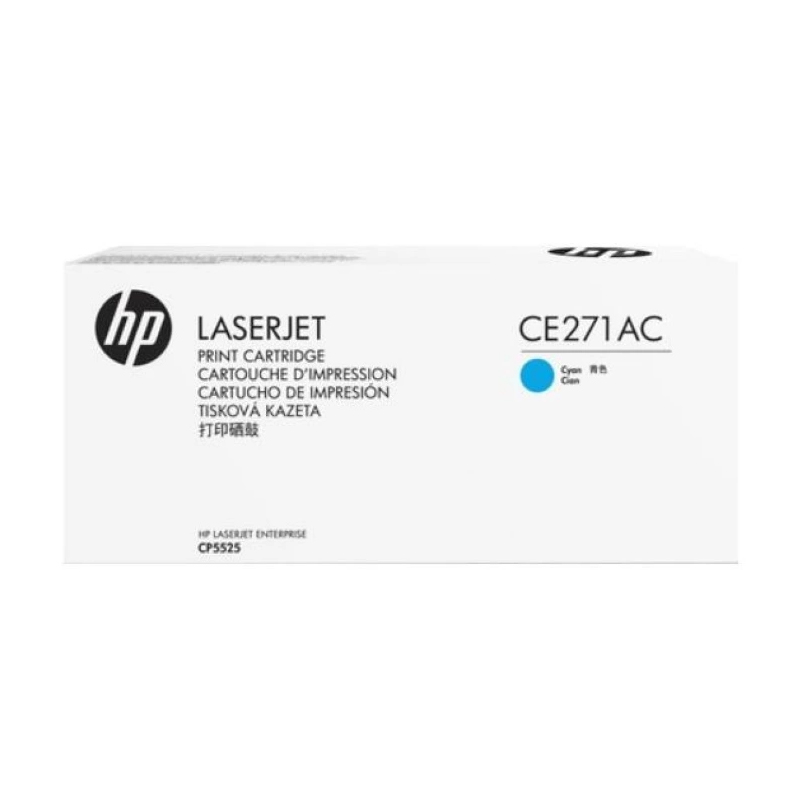 

Картридж для лазерного принтера HP (CE271AC) голубой, оригинальный