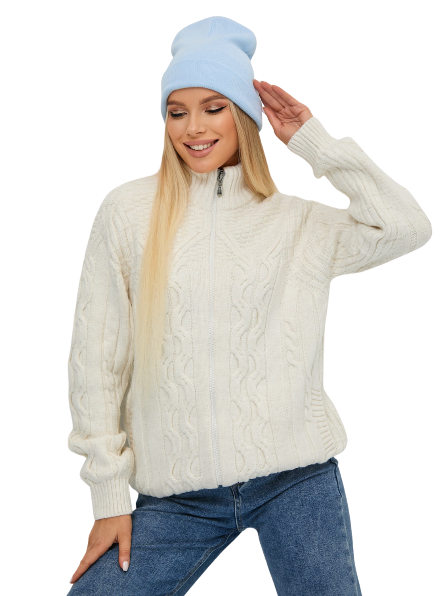 

Свитер женский Pulltonic M-454FH/W белый L, M-454FH/W