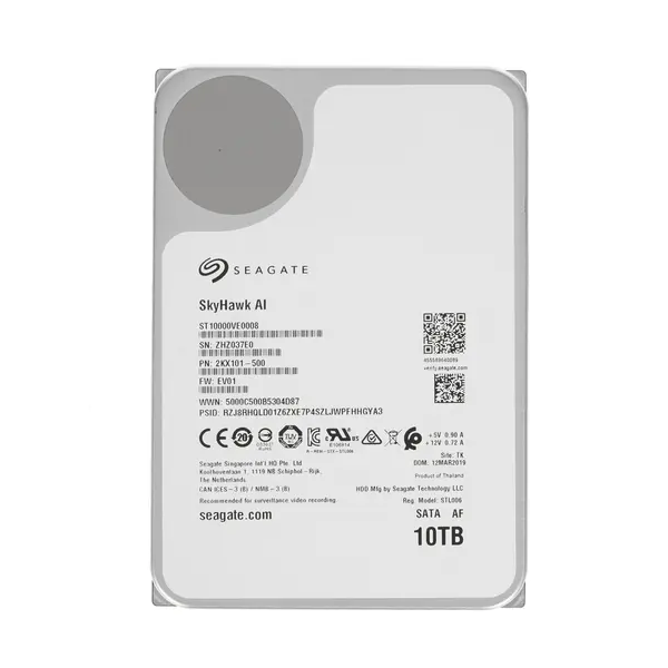 

Жесткий диск Seagate SkyHawkAl 10 ТБ (ST10000VE000), SkyHawkAl