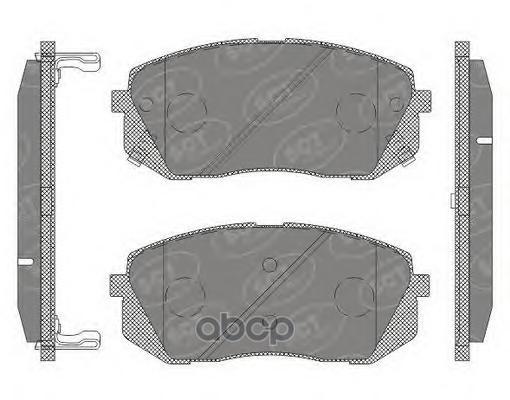 

Колодки тормозные (комплект 4 шт.) SCT SP 650