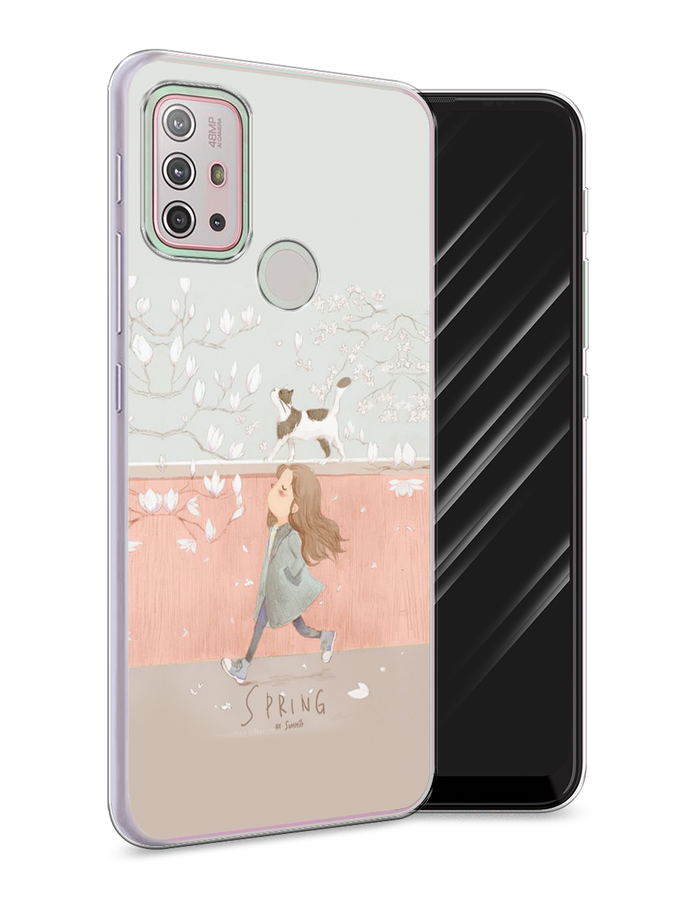 

Чехол Awog на Lenovo K13 Note / Леново K13 Note "Девочка-весна", Серый, 112950-7