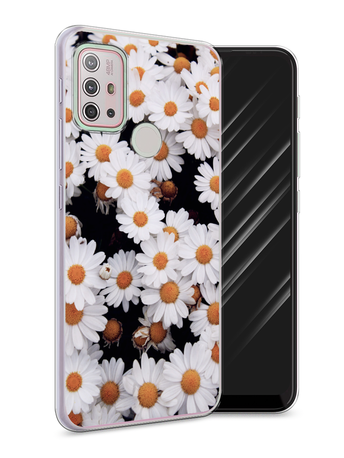 

Чехол Awog на Lenovo K13 Note / Леново K13 Note "Ромашковое поле", Белый, 112950-4