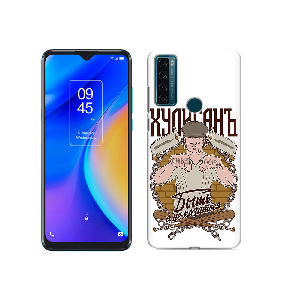 

Чехол MyPads Tocco для TCL 20 SE Хулиган, Прозрачный, Tocco