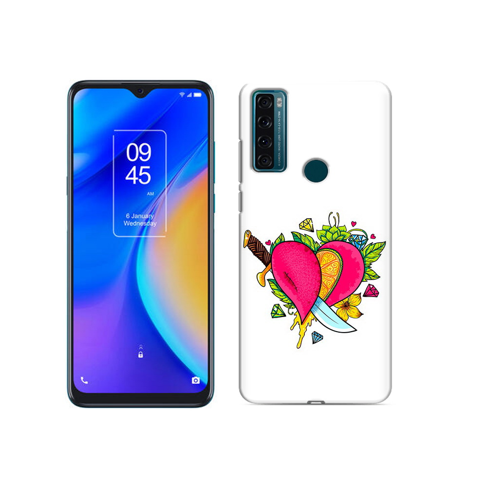 

Чехол MyPads Tocco для TCL 20 SE Фруктовое сердце, Прозрачный, Tocco