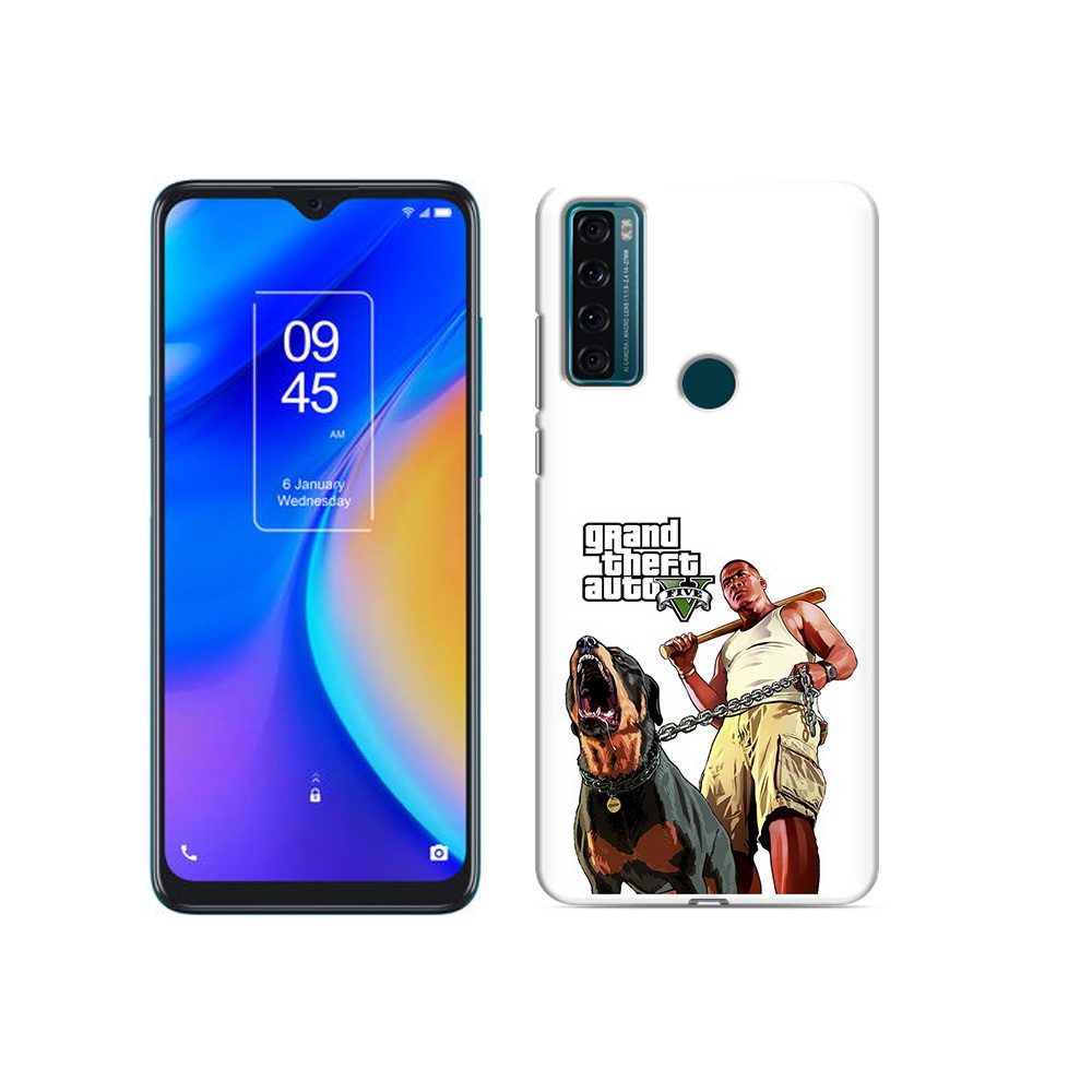 

Чехол MyPads Tocco для TCL 20 SE GTA грозная собака, Прозрачный, Tocco