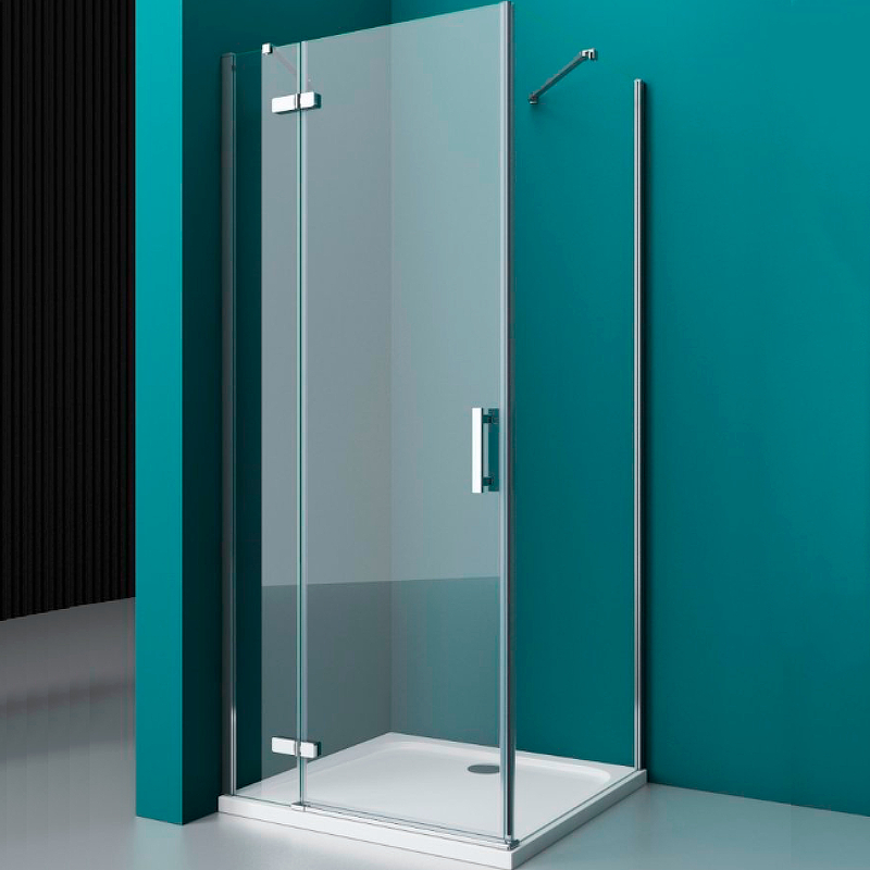 

BelBagno Душевое ограждение BelBagno KRAFT-AH-12-90/80-C-Cr-L 90x80 см