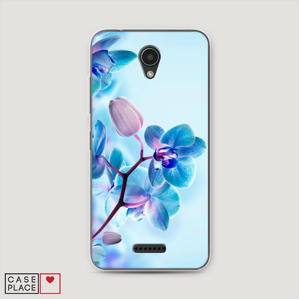 

Чехол Awog на Lenovo Vibe B / Леново Vibe B "Голубая орхидея", 112450-8