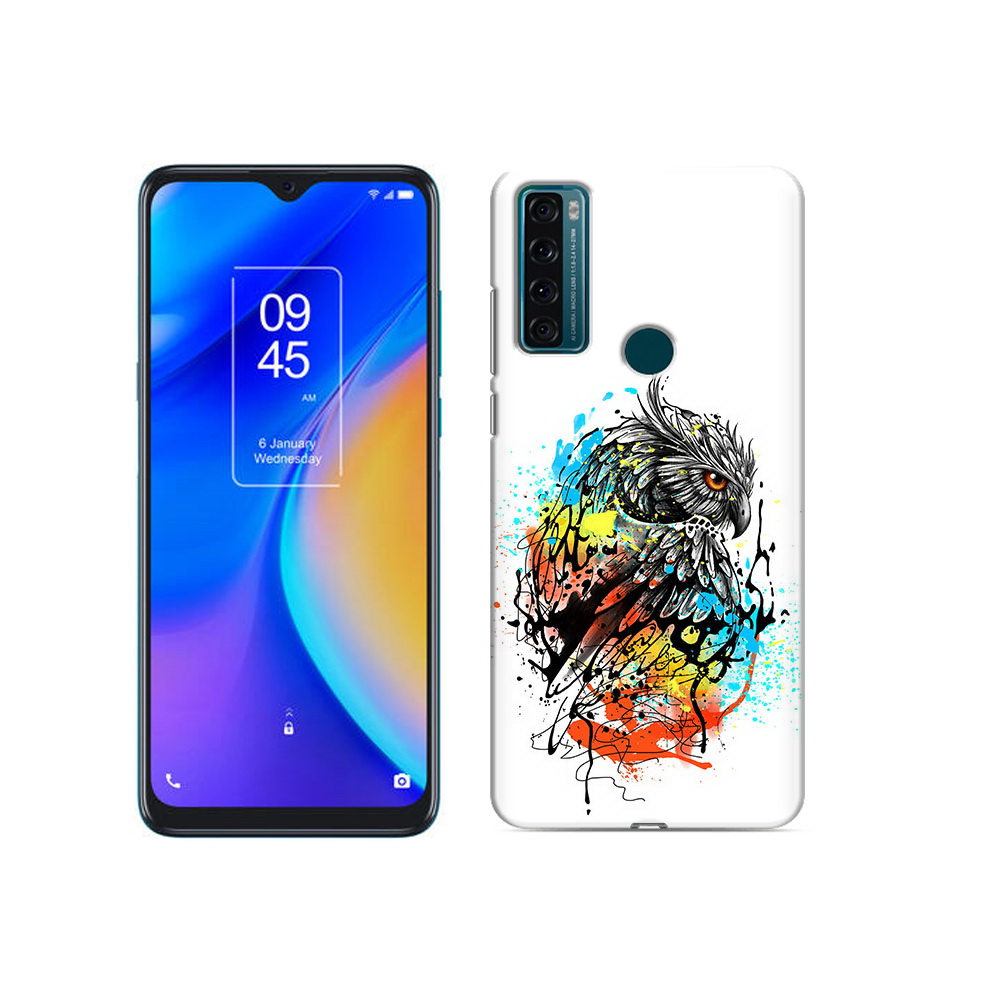 

Чехол MyPads Tocco для TCL 20 SE Творческая сова, Прозрачный, Tocco