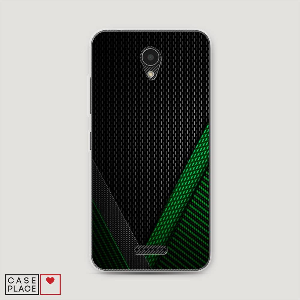 

Чехол Awog на Lenovo Vibe B / Леново Vibe B "Зеленый карбон", 112450-3