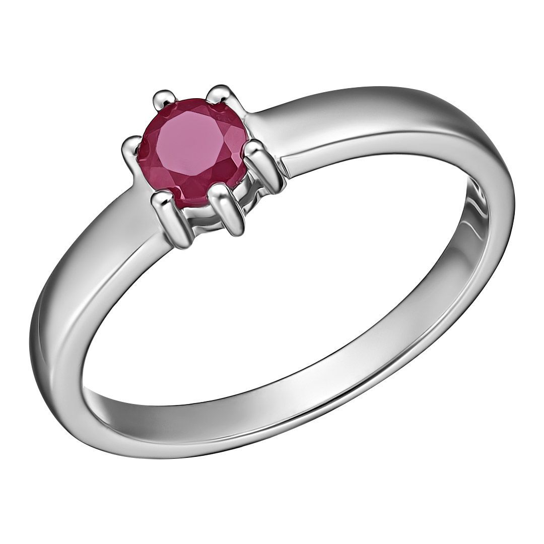 

Кольцо из серебра р. , Ювелирочка 1065097, рубин, 1065097
