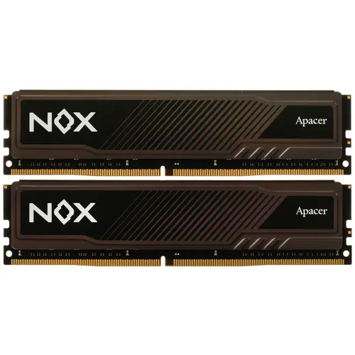 

Оперативная память Apacer NOX (AH4U32G36C25YMBAA-2), DDR4 2x16Gb, 3600MHz, NOX