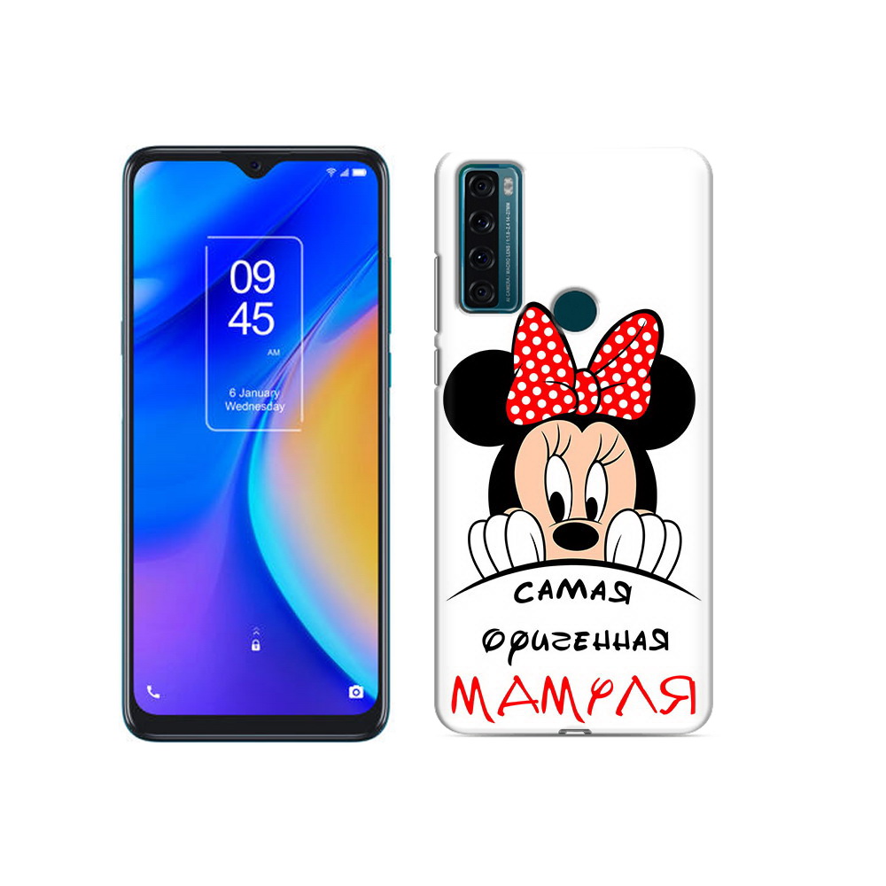 

Чехол MyPads Tocco для TCL 20 SE Самая лучшая мамуля Мини Маус, Прозрачный, Tocco