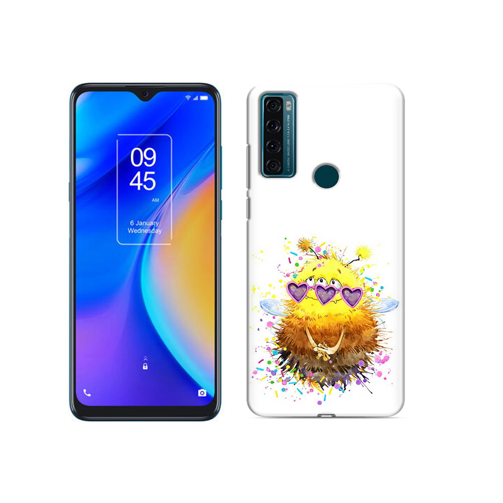 

Чехол MyPads Tocco для TCL 20 SE Пушитый шмель, Прозрачный, Tocco