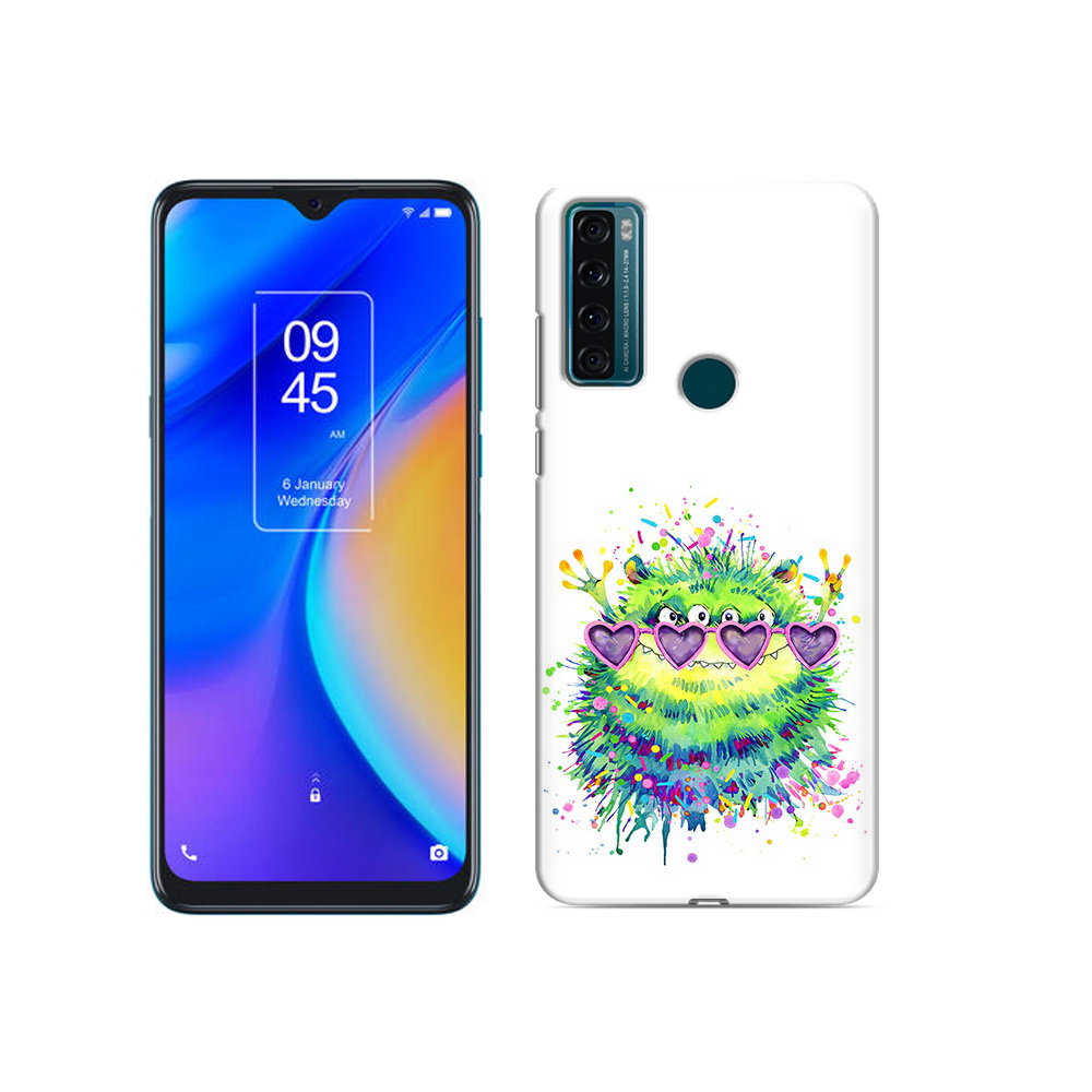 

Чехол MyPads Tocco для TCL 20 SE Пушистый персонаж, Прозрачный, Tocco
