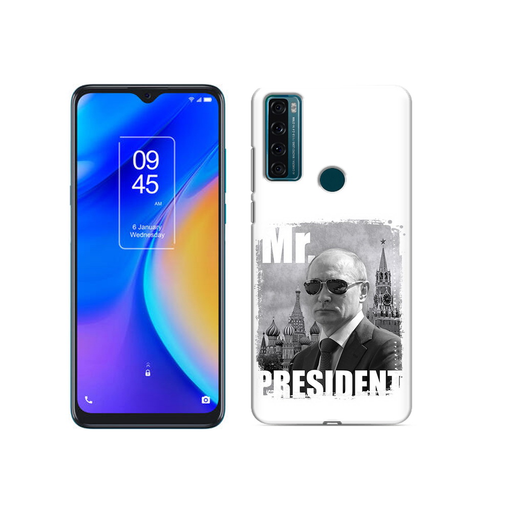 

Чехол MyPads Tocco для TCL 20 SE Путин, Прозрачный, Tocco