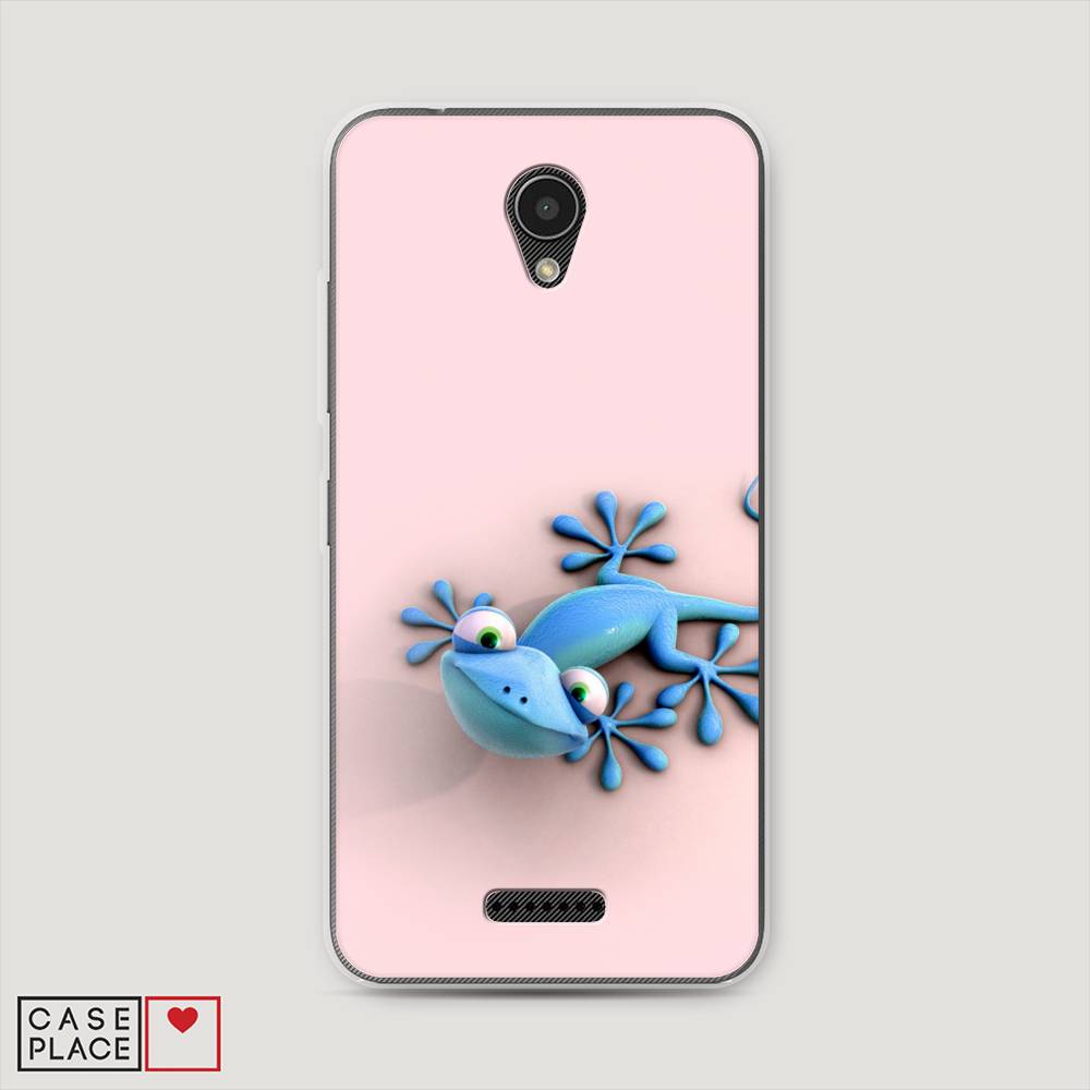 

Чехол Awog на Lenovo Vibe B / Леново Vibe B "Голубая ящерка", 112450-2