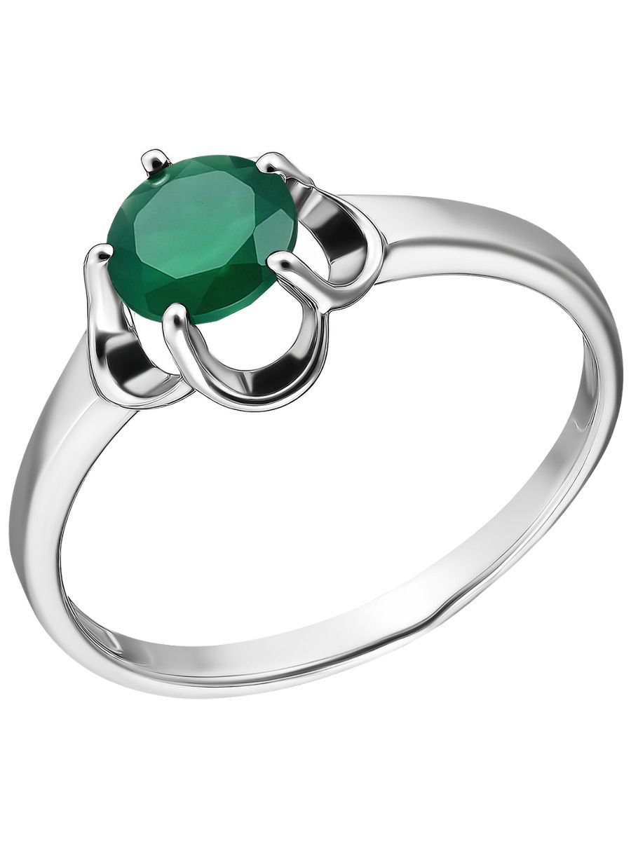 

Кольцо из серебра р. 16 Ювелирочка 1063627, агат, 1063627