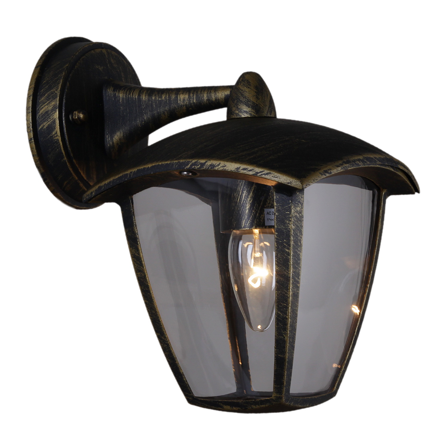 

Садовый светильник Reluce Настенный фонарь 08301-9.2-001SJ Top mount BKG