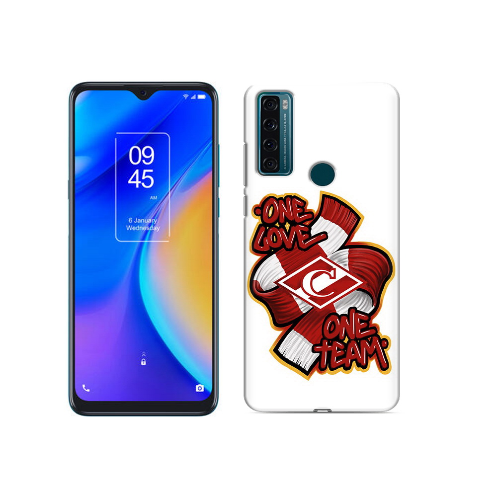 

Чехол MyPads Tocco для TCL 20 SE Одна любовь-Спартак, Прозрачный, Tocco