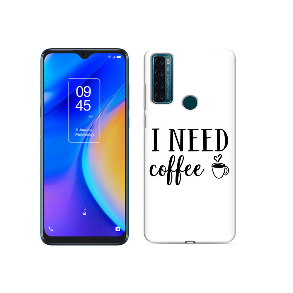

Чехол MyPads Tocco для TCL 20 SE Мне нужен кофе, Прозрачный, Tocco