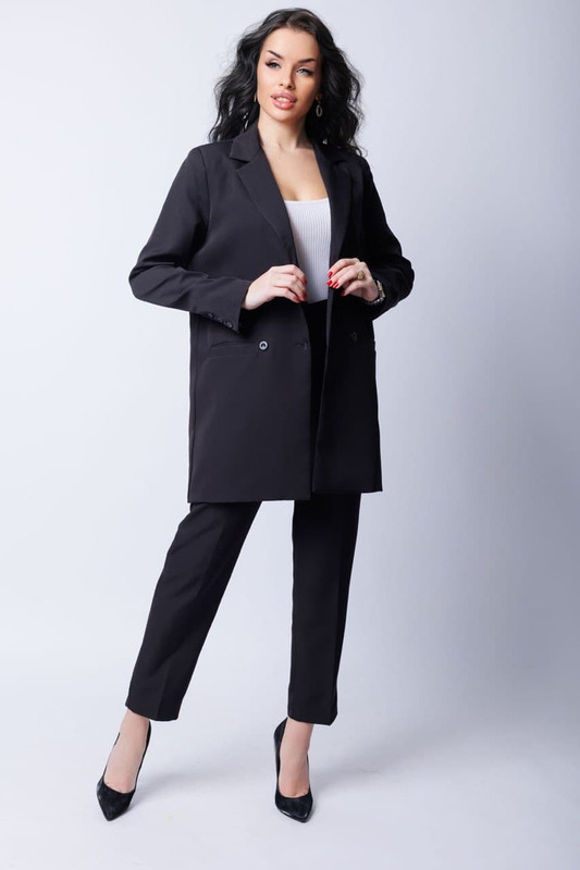 

Костюм женский DAZZLE STYLE Вика черный 42 RU, Вика