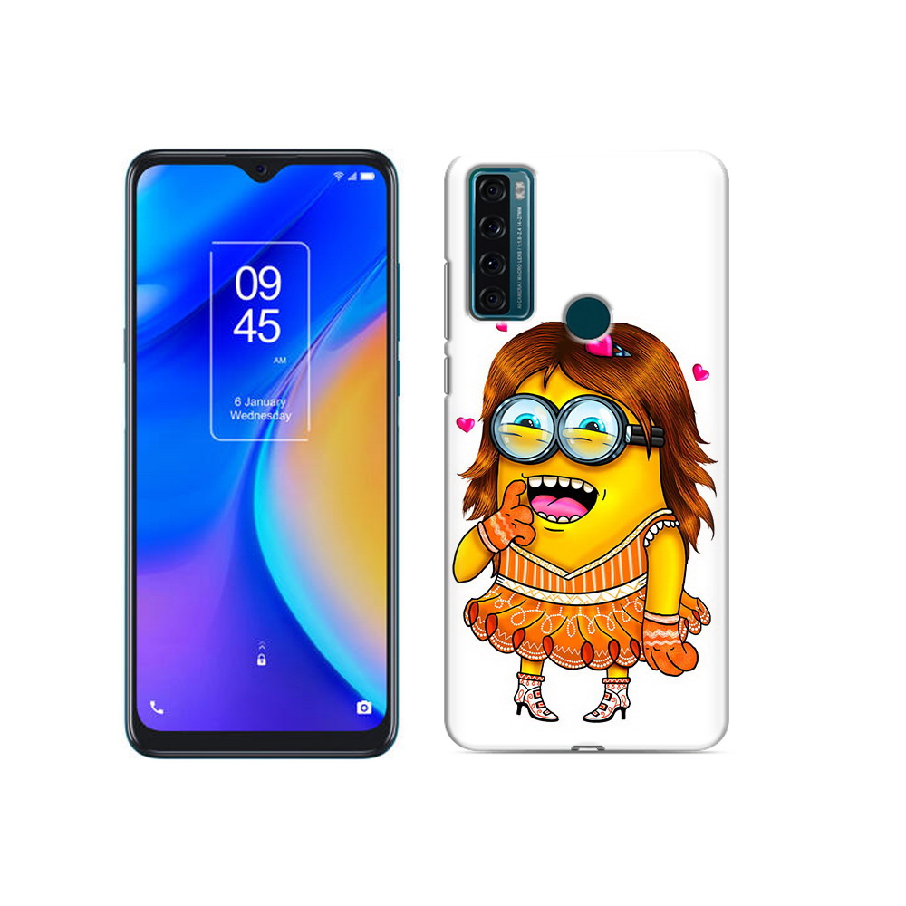 

Чехол MyPads Tocco для TCL 20 SE Миньон девочка, Прозрачный, Tocco