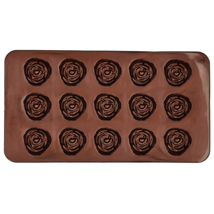 Набор форм для шоколадных конфет и пралине Birkmann Розочки 21x11,5 см