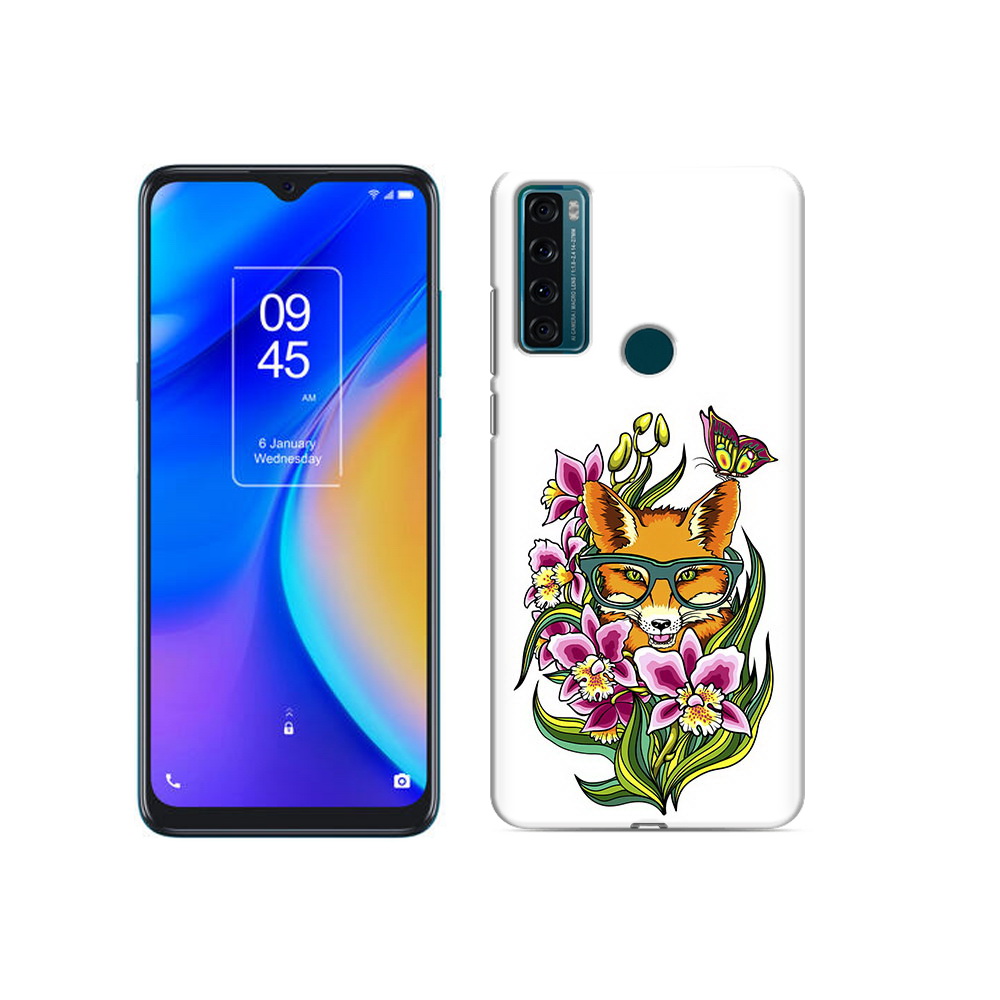 

Чехол MyPads Tocco для TCL 20 SE Лиса в цветах, Прозрачный, Tocco
