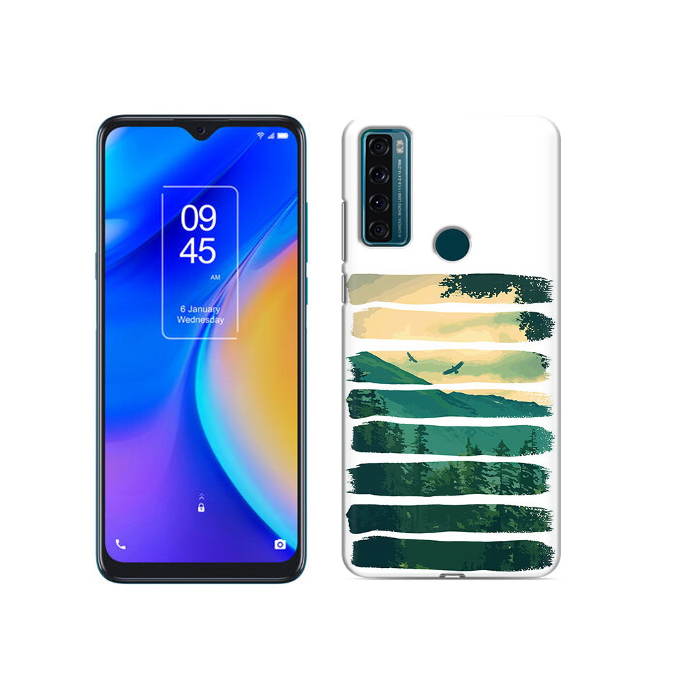 

Чехол MyPads Tocco для TCL 20 SE Лесная чаща, Прозрачный, Tocco