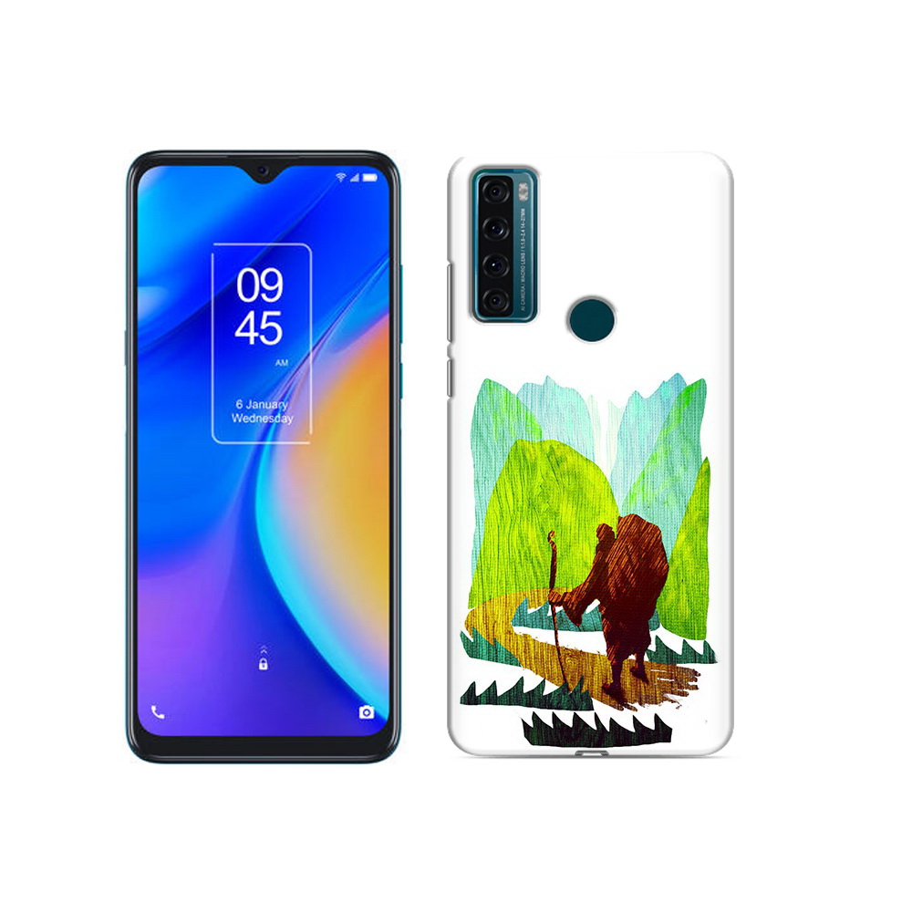 

Чехол MyPads Tocco для TCL 20 SE Лесная тропа, Прозрачный, Tocco