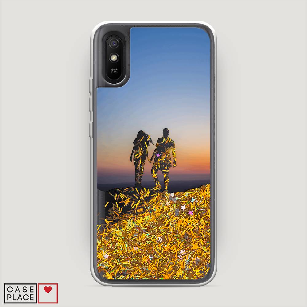 

Чехол Awog на Xiaomi Redmi 9A "Пара на краю света", Разноцветный, 38990-1