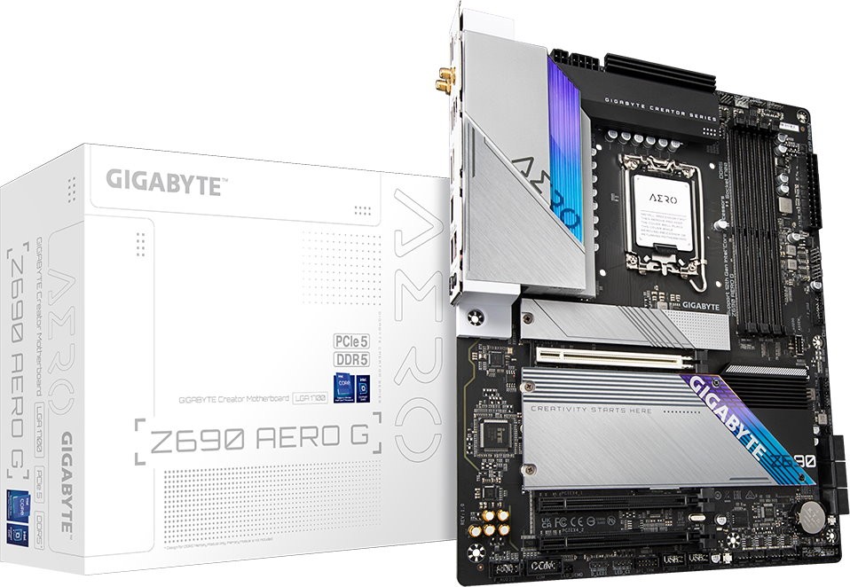 фото Материнская плата gigabyte z690 aero g