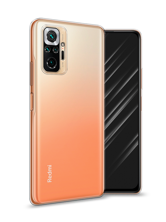 

Чехол Awog на Xiaomi Redmi Note 10 Pro прозрачный, 310050-1