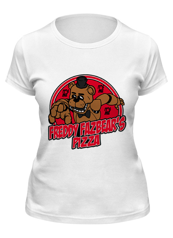 

Футболка женская Printio Freddy fazbears (пять ночей у фредди) белая S, Белый, Freddy fazbears (пять ночей у фредди)